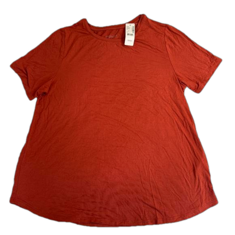 Addition Elle Dark Orange Size X Plus T-Shirt Tee Brand New With Tags